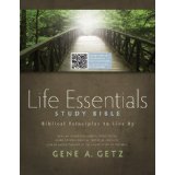 HCSB Life Essentials Study Bible Brown/Green S/L - Gene Getz